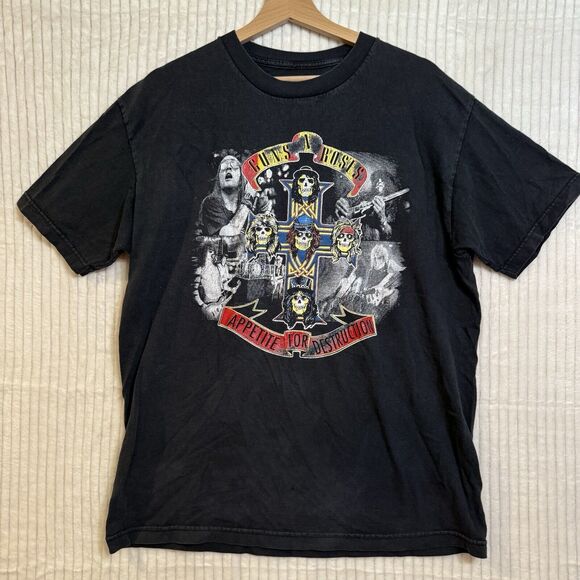 Guns-N-Roses “Appetite For Destruction” Tshirt Medium‎ Please Read - Picture 8 of 16
